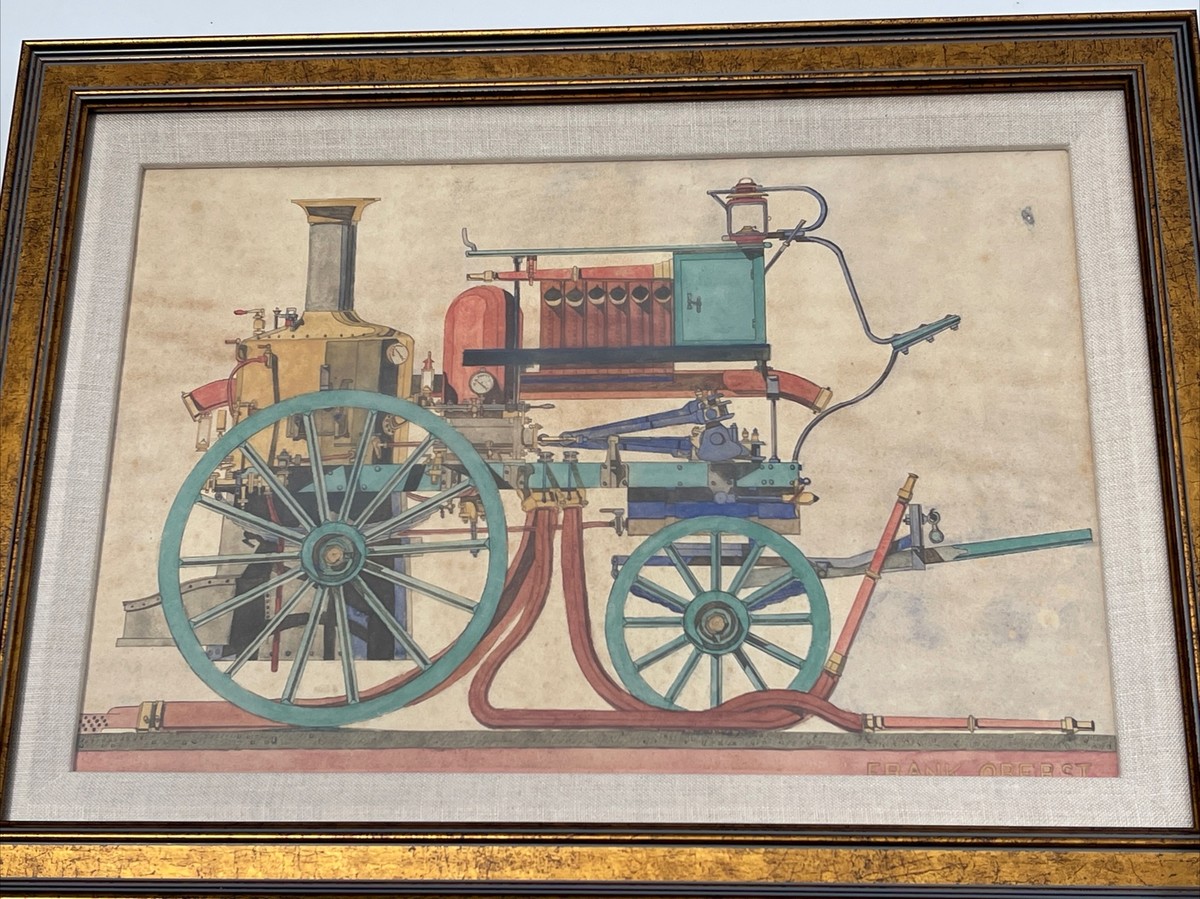 Workshop Mu!! 　 designing from 1970 and… ANTIQUE PAINTING INDUSTRIAL DESIGN STEAM ENGINE MOTOR