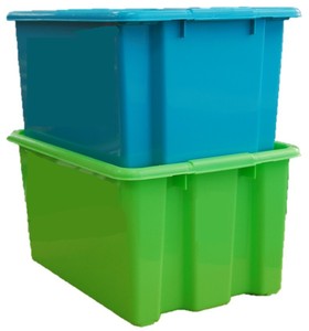 Bright Coloured Stackable Storage Box 