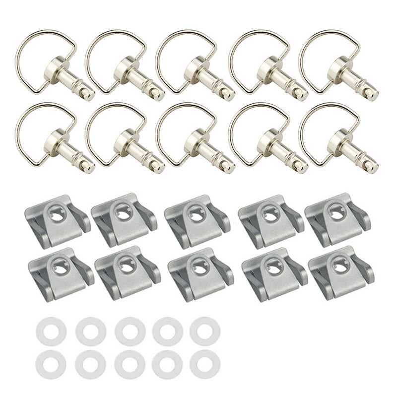 6 PCS 17mm Race Fasteners Quick Release Fit For Yamaha R1 R6 Bikes
