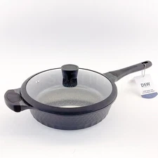 D & W Deane & White Nonstick 1 1 Inch Saute Deep Frying Pan Skillet Cookware New