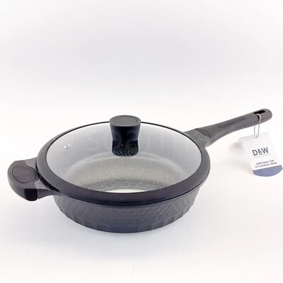D&W COOKWARE D & W Deane & White Nonstick 1 1 Inch Saute Deep Frying Pan Skillet Cookware New