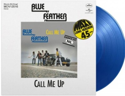 Blue Feather   Call Me Up / Let's Funk Tonight 12'' vinyl record limited numbered