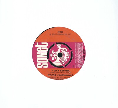 Disco 45 Giri Sylvia - Y Viva Espana / Let Me Love You §§§