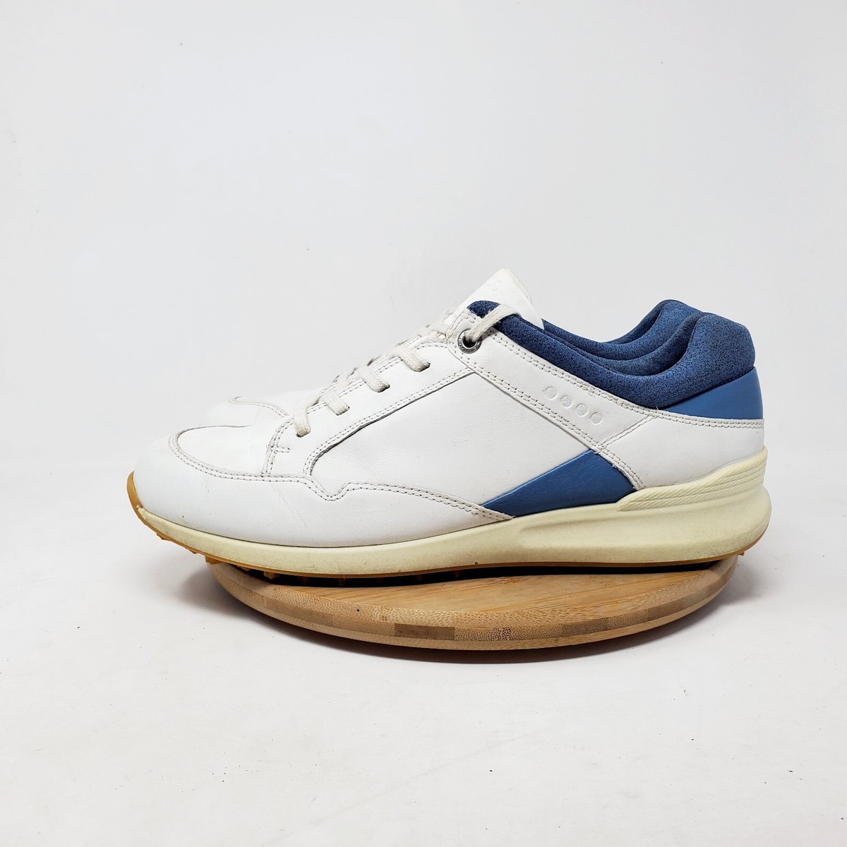 【2024秋冬新作】 ECCO Sneaker Blue White Retro Street 40 Women Shoes Golf 25.0cm以上