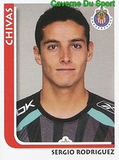 040 SERGIO RODRIGUEZ CD.GAUDALAJARA MEXICO STICKER SUPERFUTBOL 2009 PANINI