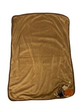 Lambs and Ivy Brown Blanket Monkey Basketball Theme Plush Blanket