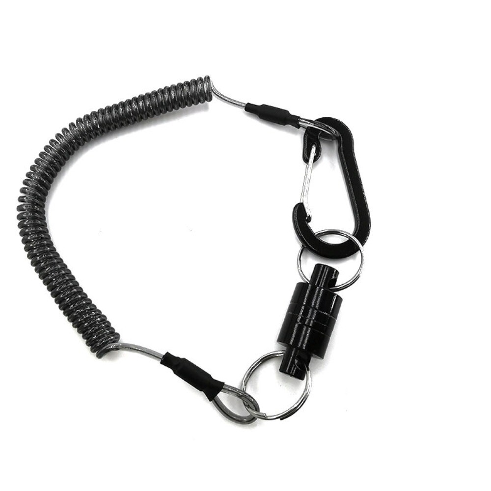 Rope Spring Rope Magnetic Net Release Holder Wire Rope Fishing Coil ...