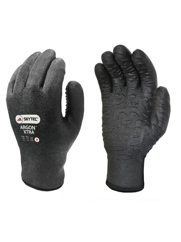 SKYTEC ARGON XTRA Double Insulated Thermal HPT Foam Cold Winter Grip Warm  Gloves