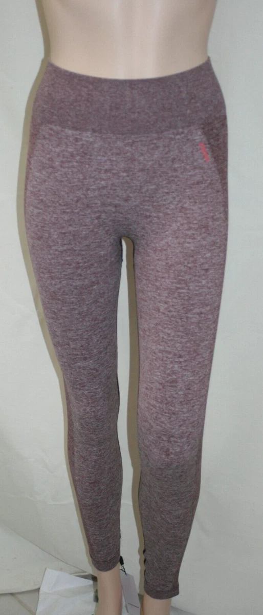 Gymshark Flex High Waisted Leggings - Grey/Pink, Size L, Women's