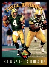 1994 Pro Line Live #392 Brett Favre / Sterling Sharpe CC Green Bay Packers