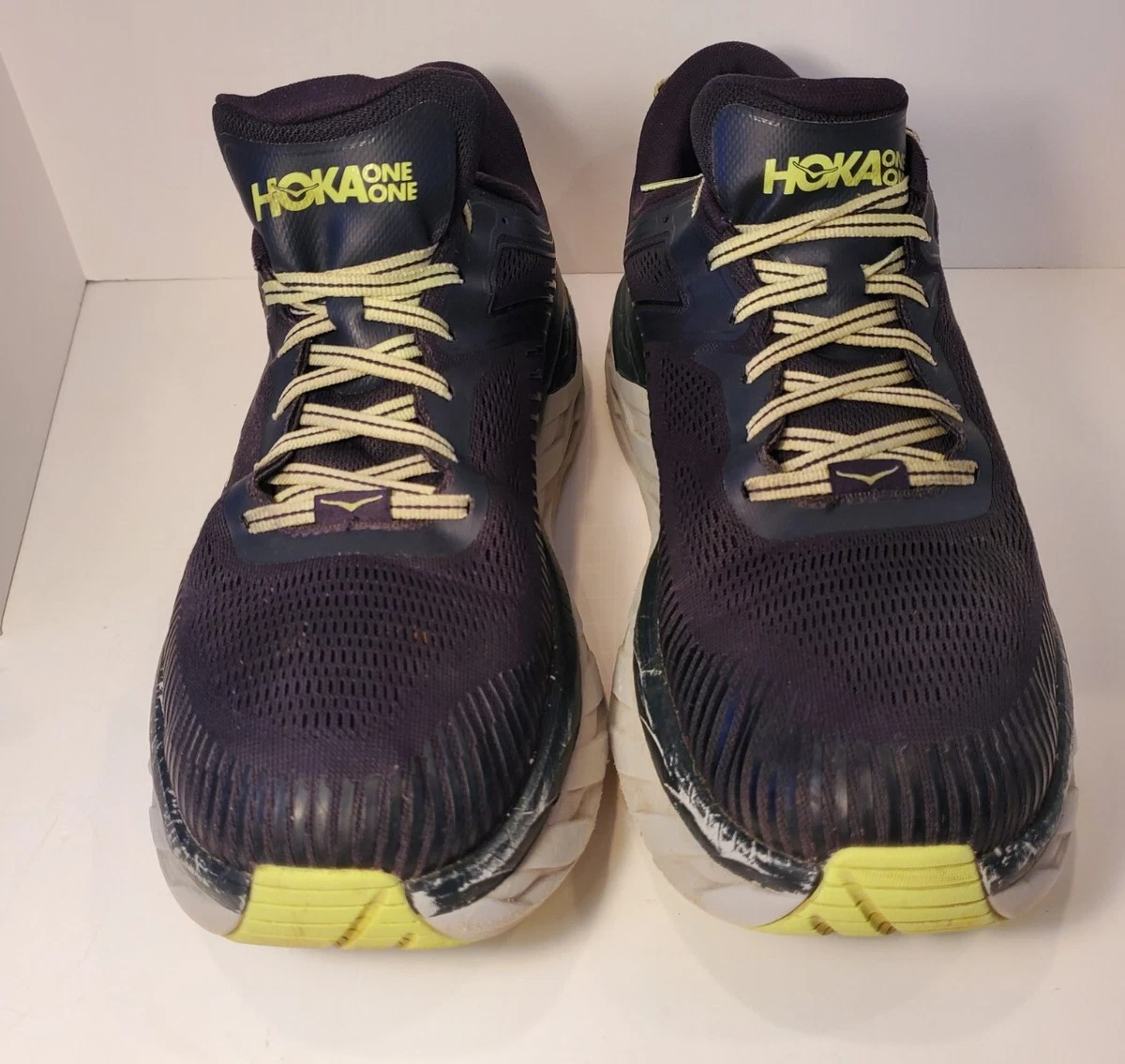 Hoka One One Bondi 7 Mens Running Shoes Size 13 Black 1110518 BGBT Gently  Used