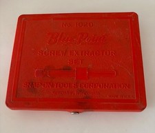 Blue Point Snap-On Screw Extractor Set No. E-1020 Complete in Case