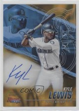 2021 Bowman's Best of Gold Lava Refractor 59/75 Kyle Lewis #B21-KL Auto fm5