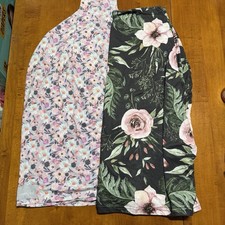 Copper Pearl Pobi Baby Car Seat Cover Multi Floral Nursing 5 in 1 Multi Use Lot