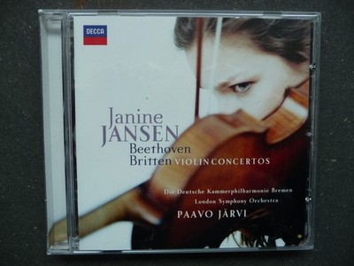 CD Beethoven, Britten, Violin Concertos, Janine Jansen, Paavo Järvi, LSO