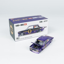 Kaido House X MINI GT 1/64 Scale Datsun 510 Pro Street Purple Alloy Model Car