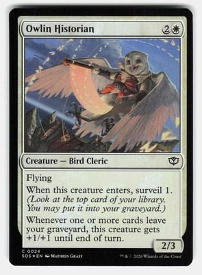 OWLIN HISTORIAN FOIL - Magic: The Gathering - GRAEF NM/M