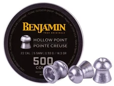 BENJAMIN Original 500 Count DISCOVERY Hollow Point 5.5mm .22 Caliber Pellets