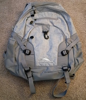 High Sierra Loop Backpack, Travel, or Work Bookbag W/ Tablet Sleeve. Silver