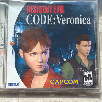 Capcom Sega Dreamcast Resident Evil CODE: Veronica NTSC-U/C US T-1204N