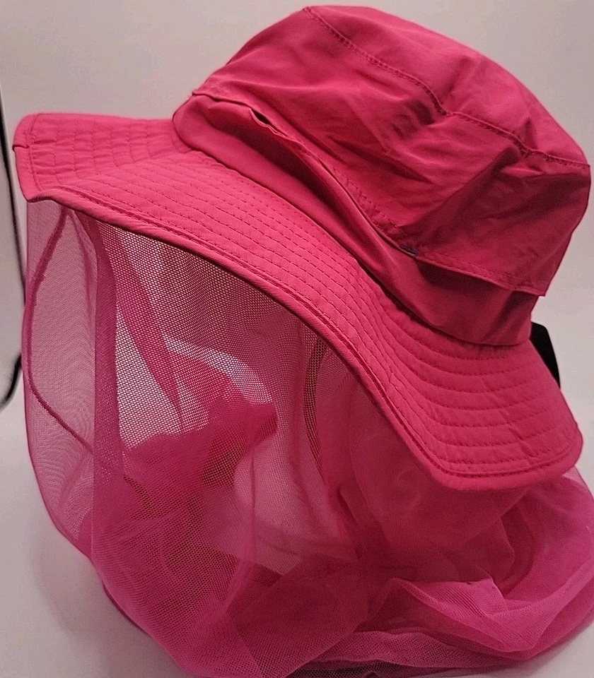 Mosquitera sombrero Boonie rosa camuflaje coll para mujer talla única nuevo con etiquetas  Foto 4 de 4