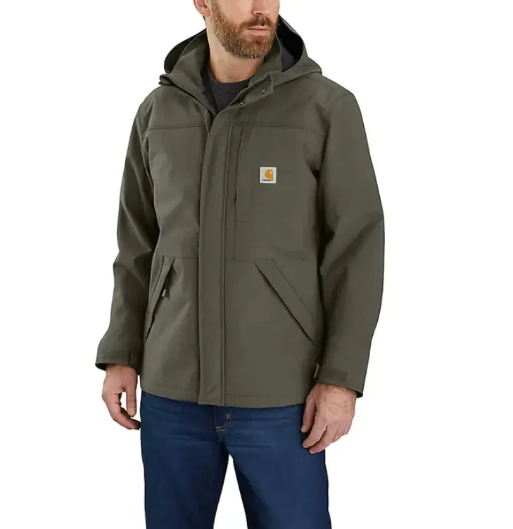 Carhartt Men's XL Storm Defender Jacket, Moss