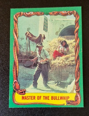 1981 Topps RAIDERS of the LOST ARK #37 Master of the Bullwhip Indiana Jones EX+ - Photo 1/3