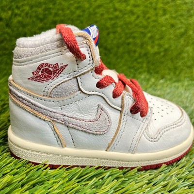 Nike Air Jordan 1 Retro High OG Toddler Size 5C Ivory Athletic Shoes Sneakers