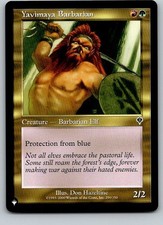 Yavimaya Barbarian – The List (Invasion) – INV-290 – Regular – NM – MTG