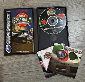 Sega Rally Championship &ndash; Sega Saturn (PAL) &ndash; Boxed + Manual &ndash; Tested Working