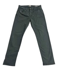 Flint Tinder Pants Mens 34x31 Charcoal Gray 365 HB Tapered Fit Huckberry Chino