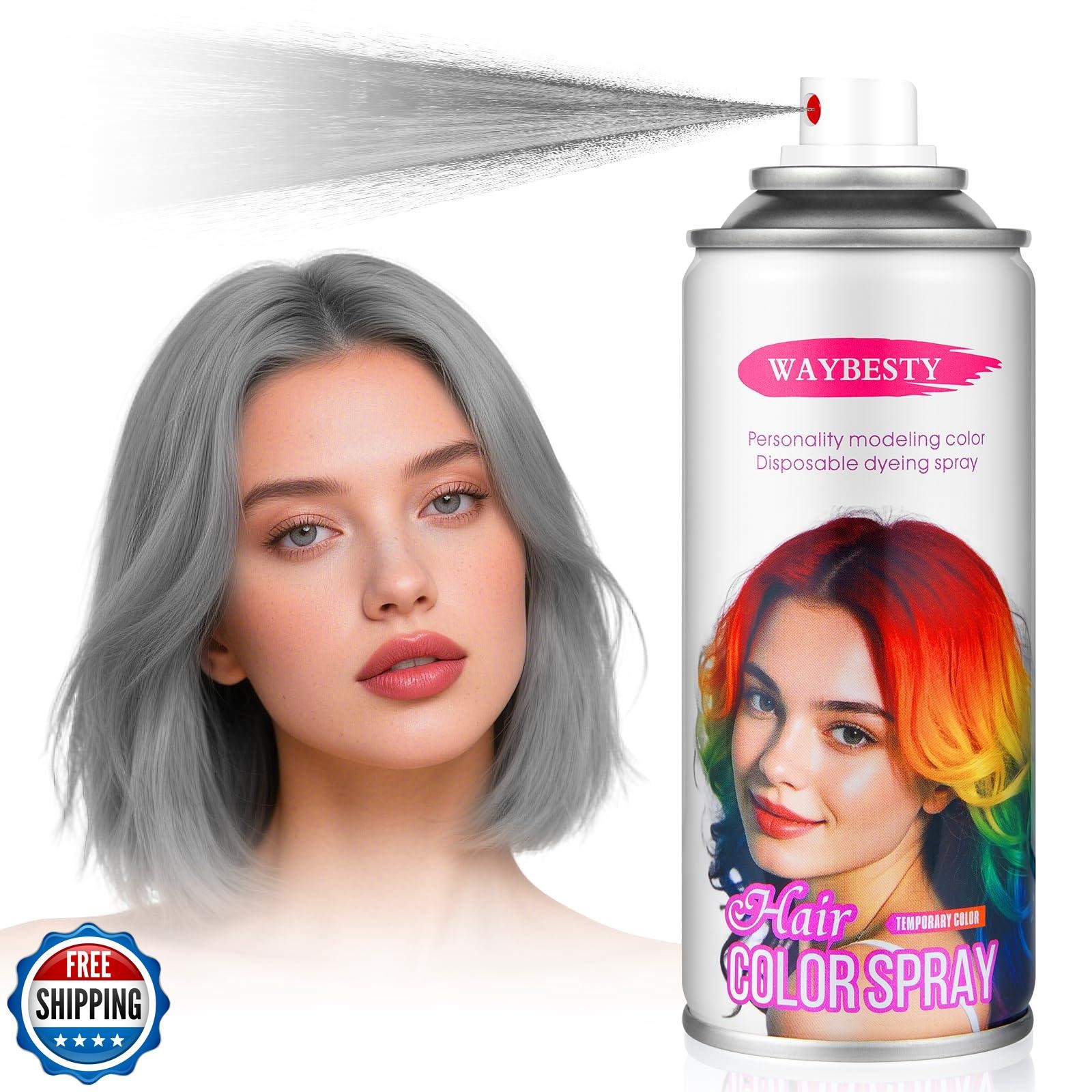 One-Day Hair Color Spray For Kids Women Men, Temporary Hair Dye Washable Hair