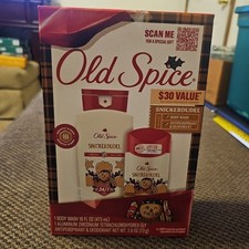 Old Spice HolidudeEdition Snickerdudel Sugar cookie Body Wash Deodorant     Set