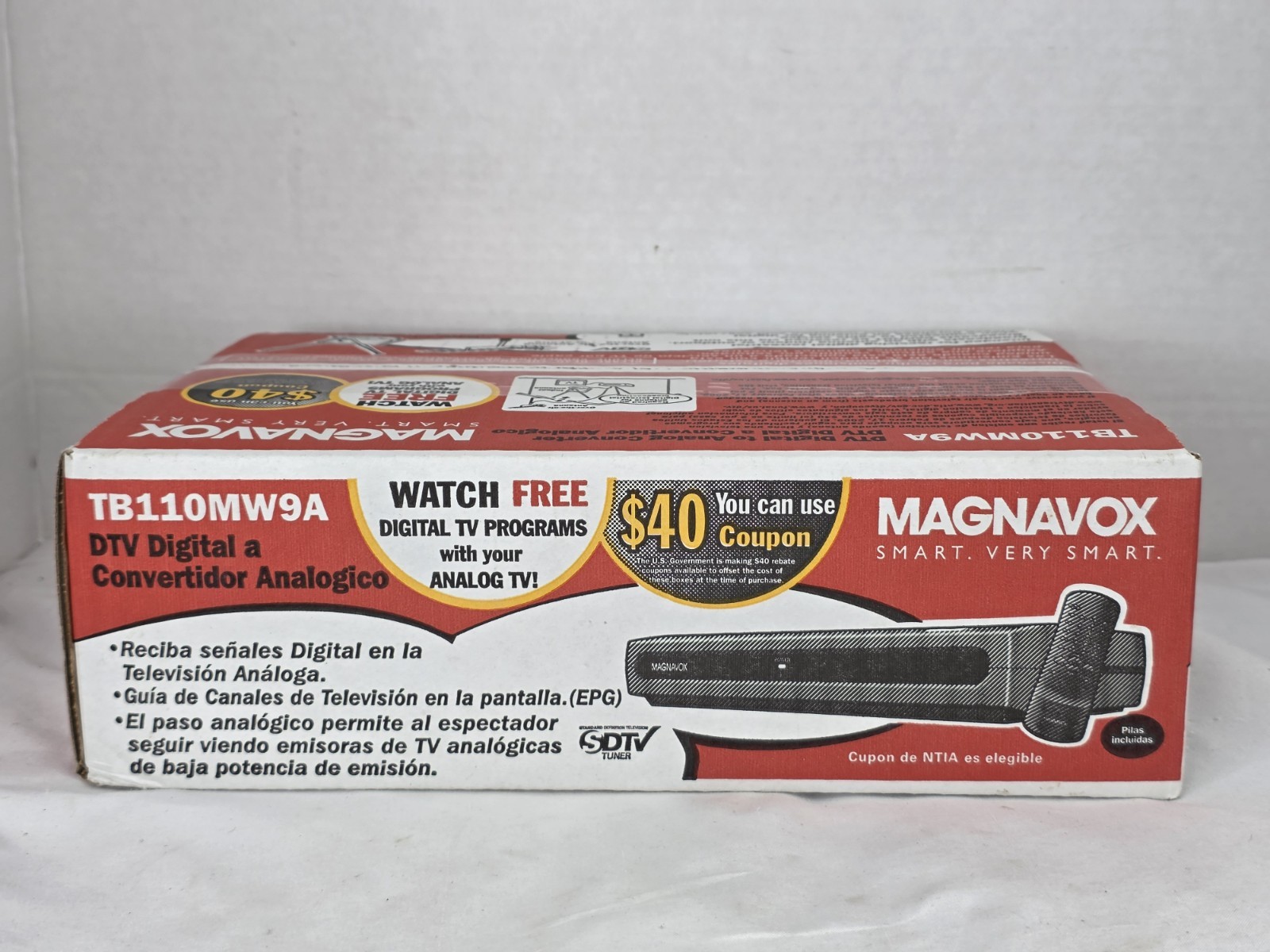Magnavox TB110MW9 DTV Digital to Analog Converter NEW