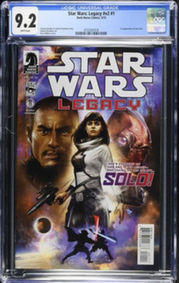 Star Wars Legacy V2 #1 3/13 CGC 9.2