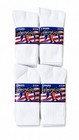 12 Pairs Men's Cotton Crew Everyday Cushion White Socks Size 10-13 New — photo 10