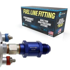 Inline Check Valve -6an 6 An M12x1.5 For Bosch 044 Fuel Pump