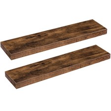HOOBRO Floating Shelves for Wall, Wall Mounted Shelf Set of 2, 31.5 Hanging