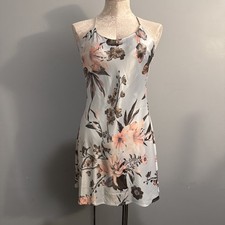 Victoria  s Secret Slip Flower Pattern Size. LG  