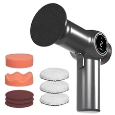 Cordless Eccentric Car Polisher with LCD Screen Car Buffer Polisher Kit 2 Gea...