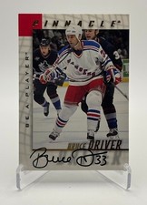 Bruce Driver 1997-98 Pinnacle Be a Player Auto ( Rangers )