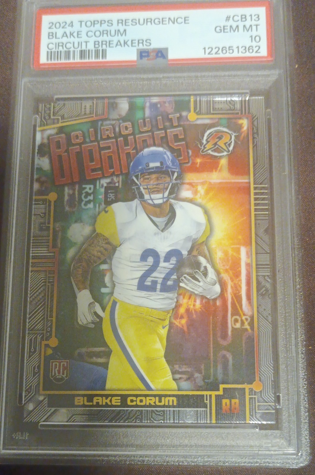 Blake Corum Topps Resurgence Circuit Breakers #CB13 Base