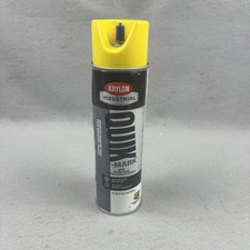 Krylon Industrial Quik-Mark Sb Inverted Marking Paint Apwa Safety Yellow A03823
