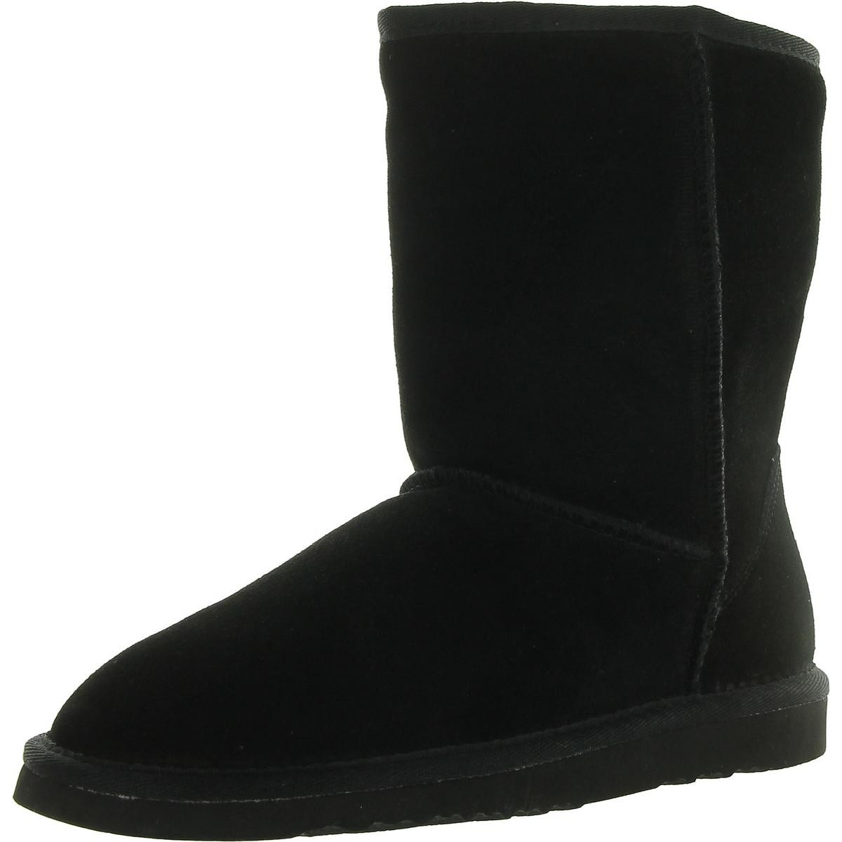 Женские черные замшевые ботильоны Kemi зимние ботинки 7 Medium BM BHFO 1509 7290₽