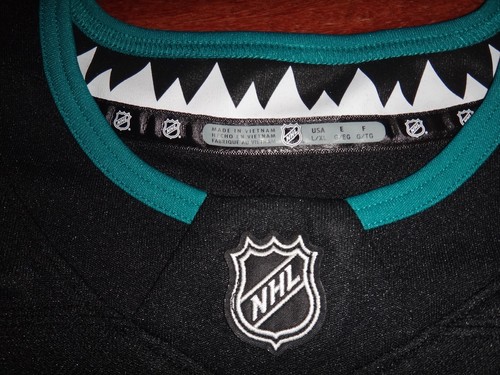 Youth Logan Couture San Jose Sharks NHL Black Alternate Premier Player Jersey - Picture 5 of 9