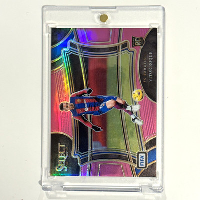 2023-24 Panini Select FIFA #249 Vitor Roque Rookie Pink Prizm Rc /75