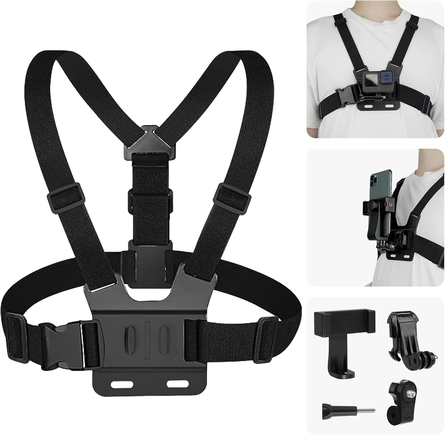 Adaptom° Phone Chest Strap Mount, Chest Mount Harness for Gopro Hero 13 Hero-image