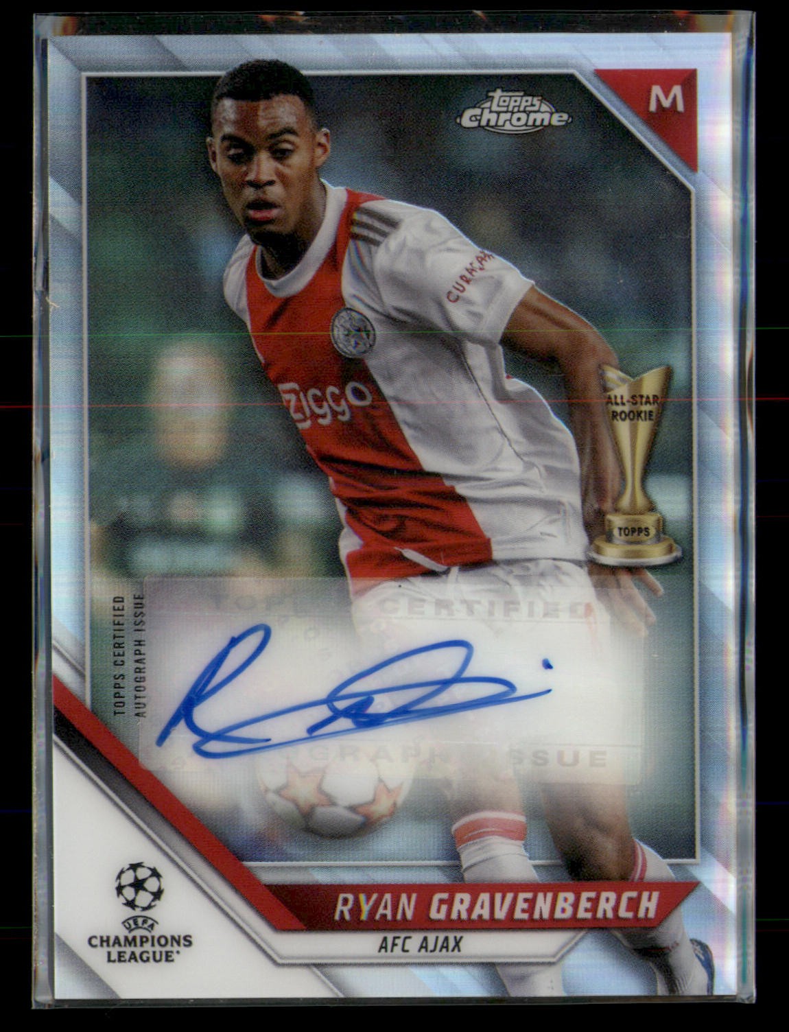 2021-22 Topps Chrome #CA-RG Ryan Gravenberch Auto soc3