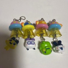 Tamagotchi UFO Swing Keychain Charms Set - Bandai Gachapon