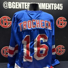 Vincent Trocheck Signed New York Rangers Autographed Jersey Beckett BAS COA